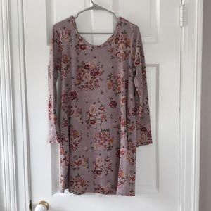 ✔Just Be Floral Sweater Dress